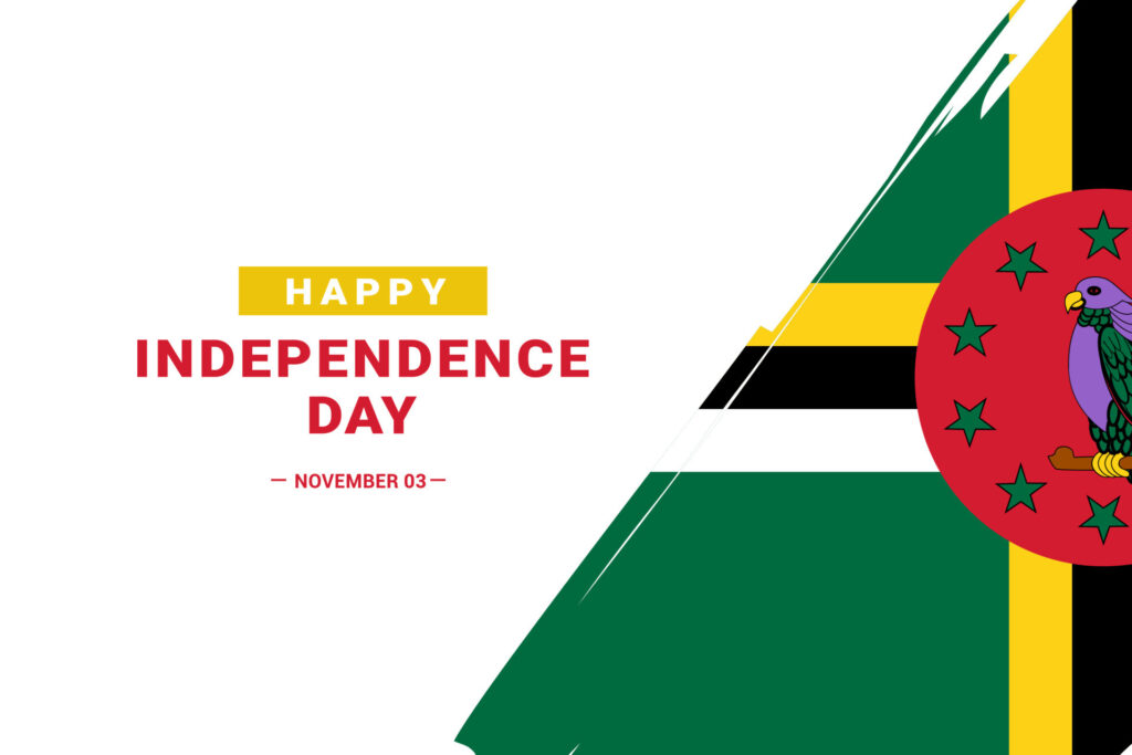 dominica independence day vector 1024x683