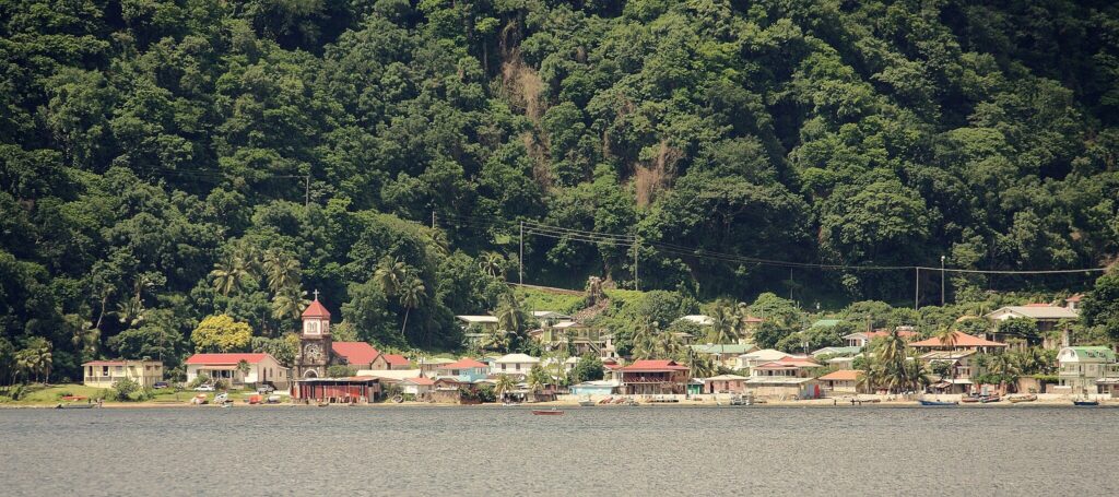 2048px Soufriere Bay Dominica 010 1024x455